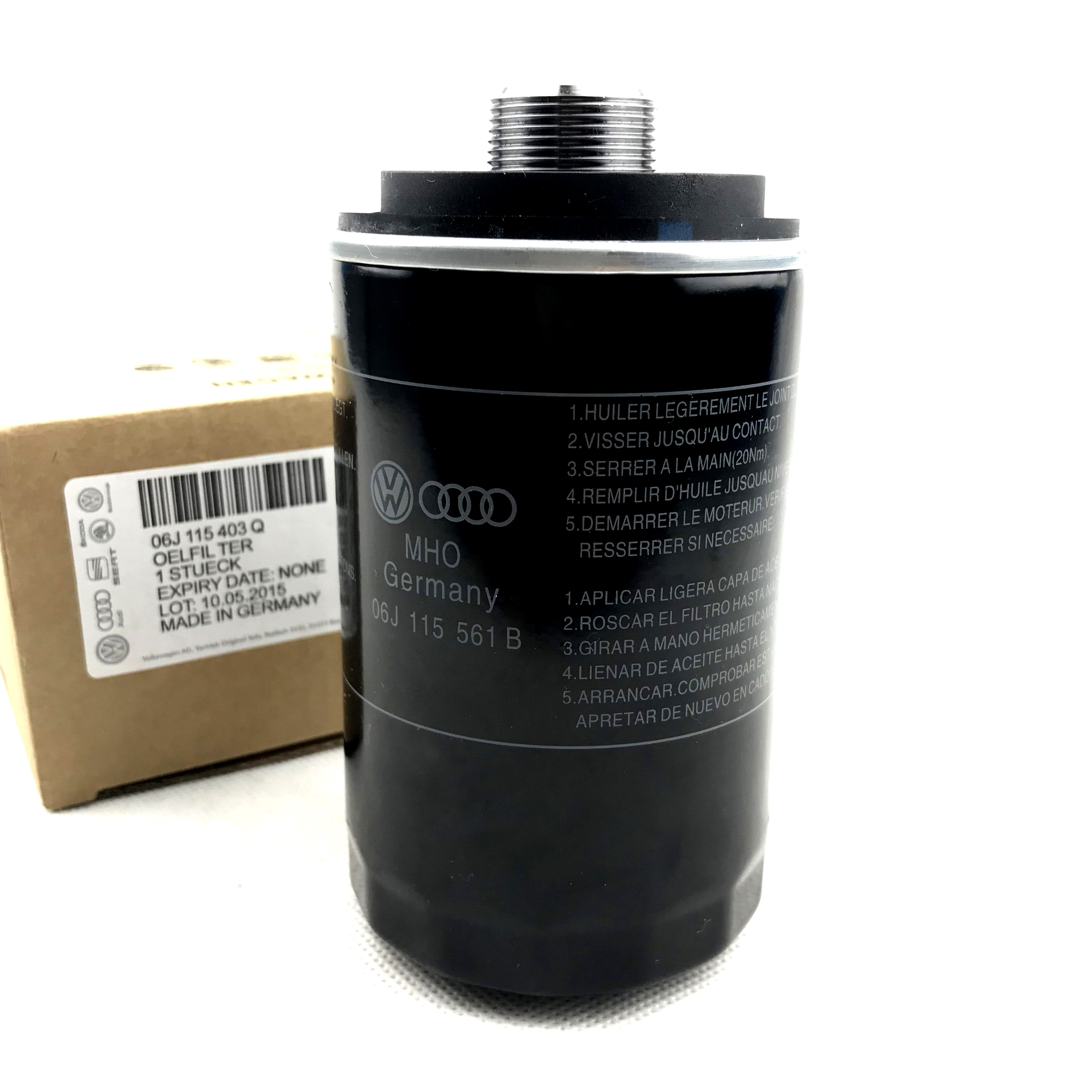 奥迪q5机油滤芯a6l2.4 a4l a3 a6 q3 q71.4t机油滤清器格原厂正品
