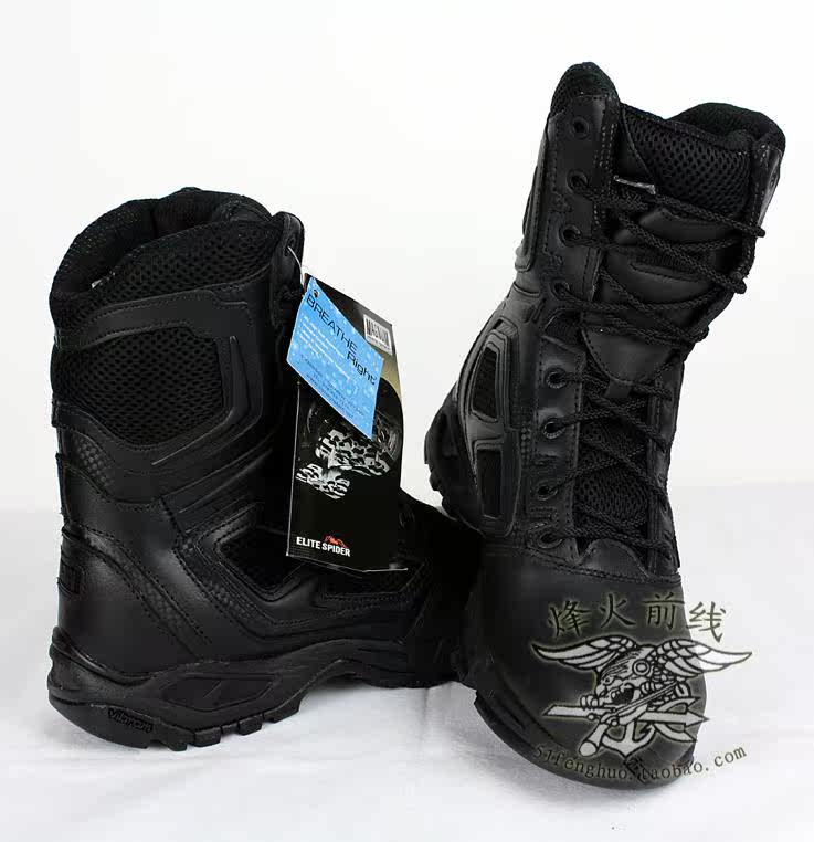 马格南magnum精锐蜘蛛8.0eu红蜘蛛无拉链版高帮战术作战军靴包邮