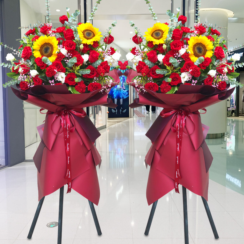 广州开张开业花篮鲜花庆典大吉花篮商场开业深圳东莞长沙重庆配送