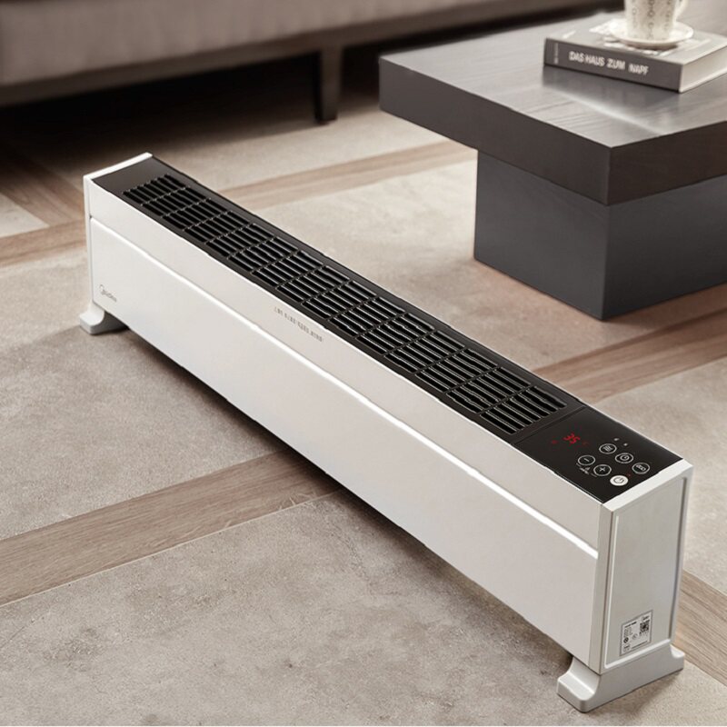 美的踢脚取暖器家用卧室电暖气节能省电油汀流式暖风机
