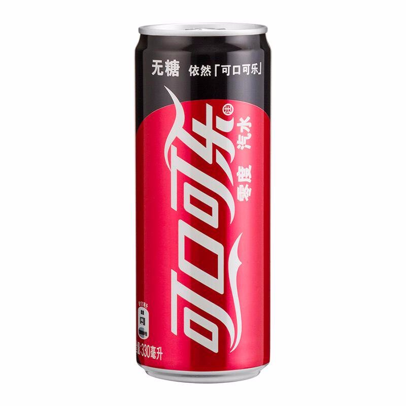 可口可乐无糖零卡330ml24罐多味可选零度咖啡可乐雪碧芬达饮料
