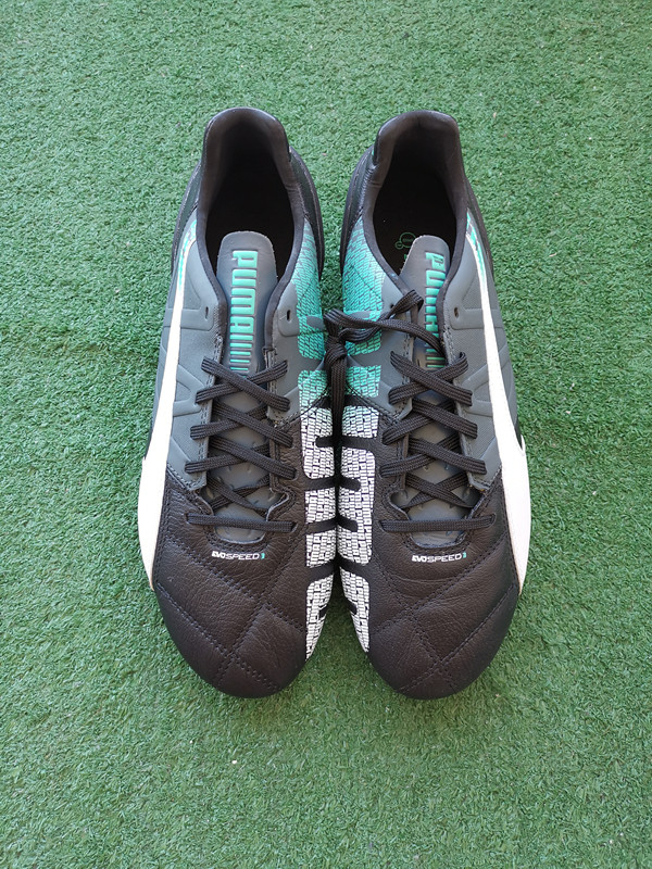 puma彪马专柜evospeed速度型牛皮柔软软皮hg长钉足球鞋