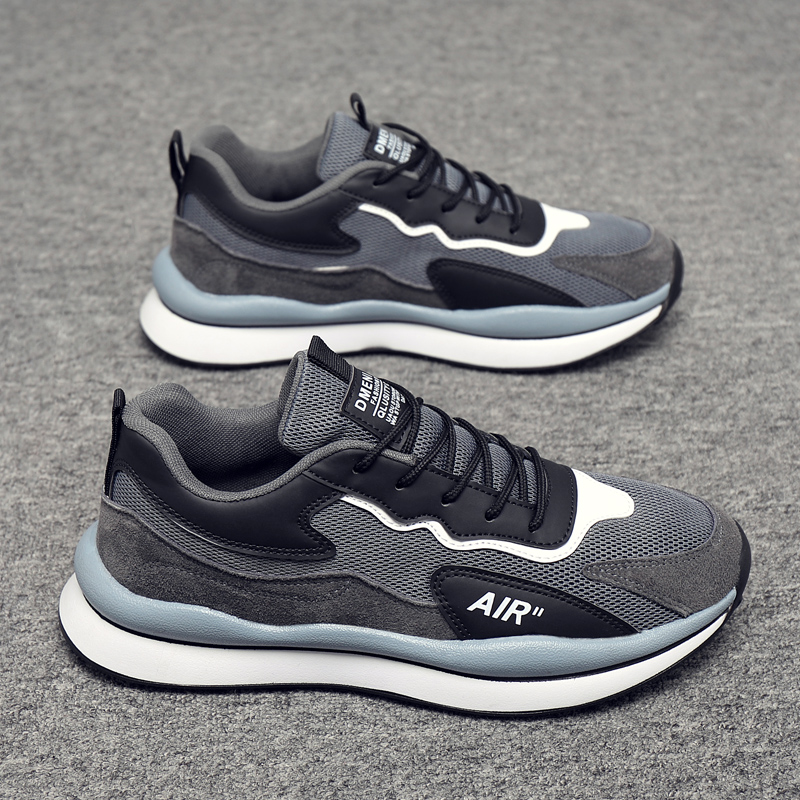 2021年新款秋季男鞋子冬季运动休闲阿甘老爹潮鞋男士加绒保暖棉鞋