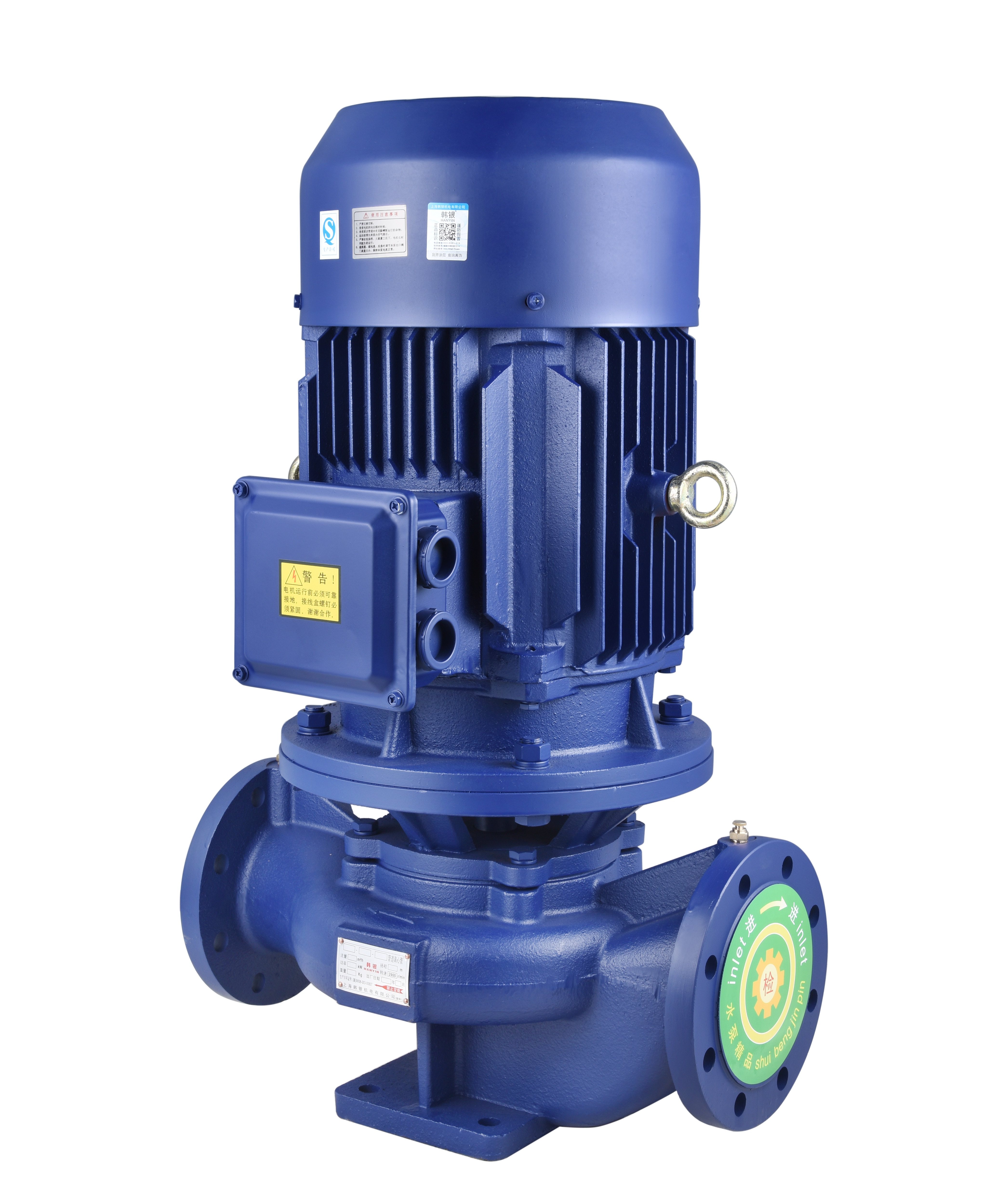 管道皇鹿irg立式离心泵380v三相锅炉冷却工业水泵