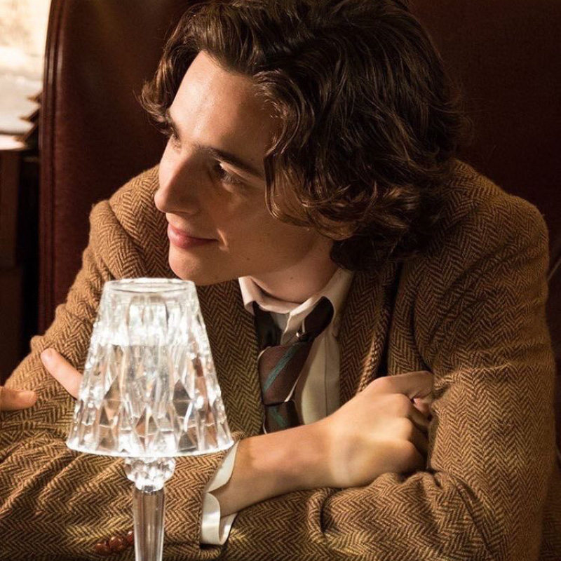 甜茶同款纽约雨天电影秋冬欧美咖啡宽松复古毛呢外套