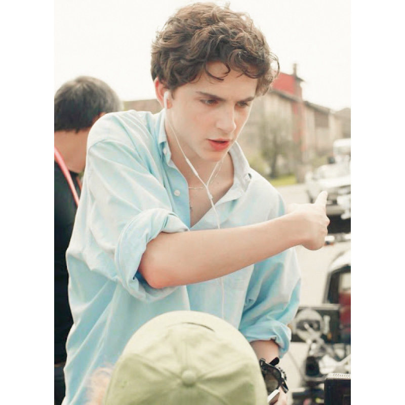 甜茶同款衬衫callmebyyourname电影提莫衬衫