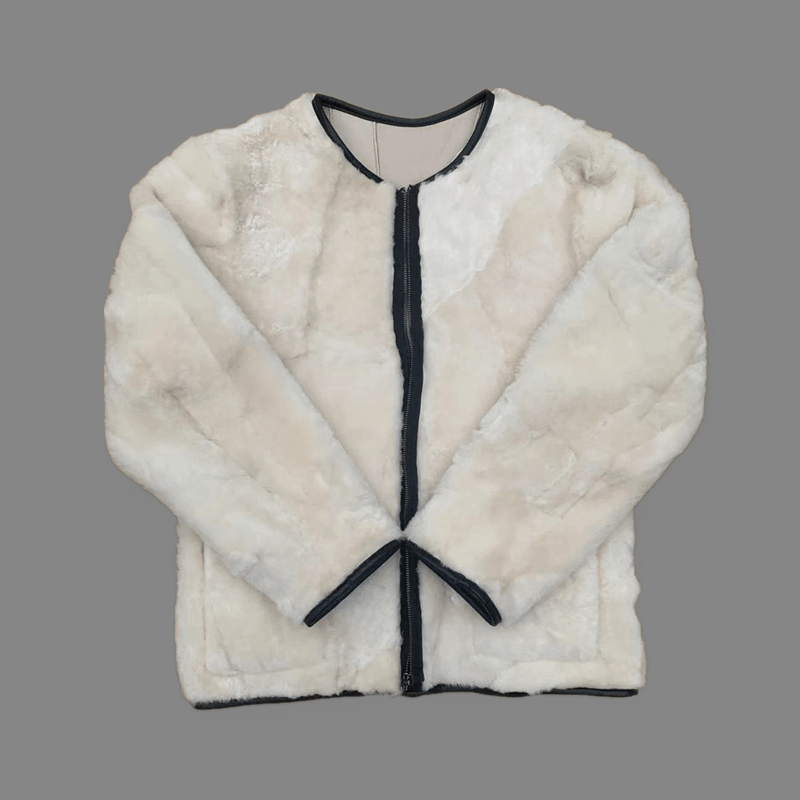 羊皮领子羊皮袄加厚中老年皮衣羊毛领皮毛一体男外套长