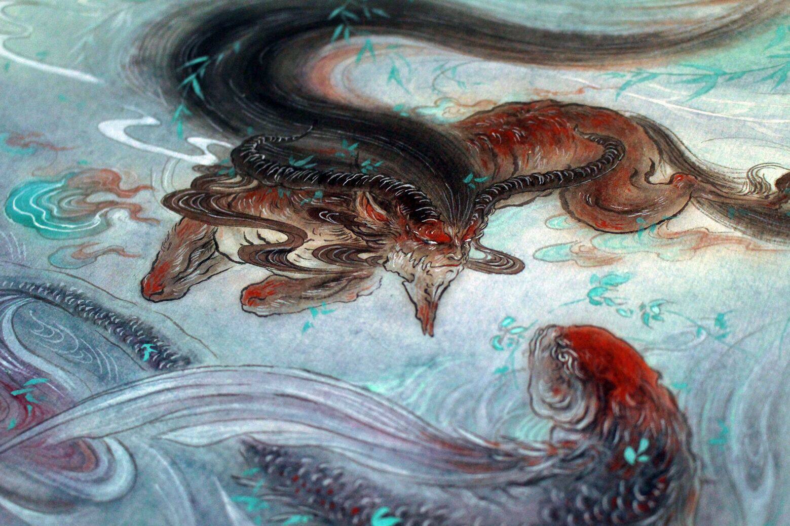 【正版现货包邮】观山海 杉泽 dfh 百鬼画师vikilee山海经手绘图鉴 洛