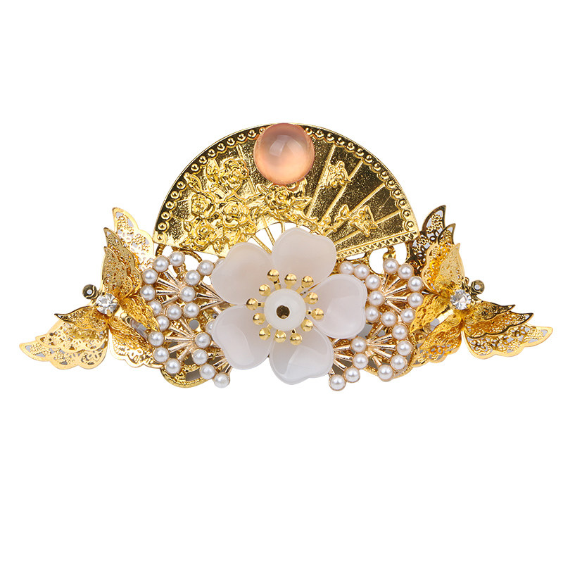 古风女发百搭气质公主头饰复古古装汉服王冠发饰