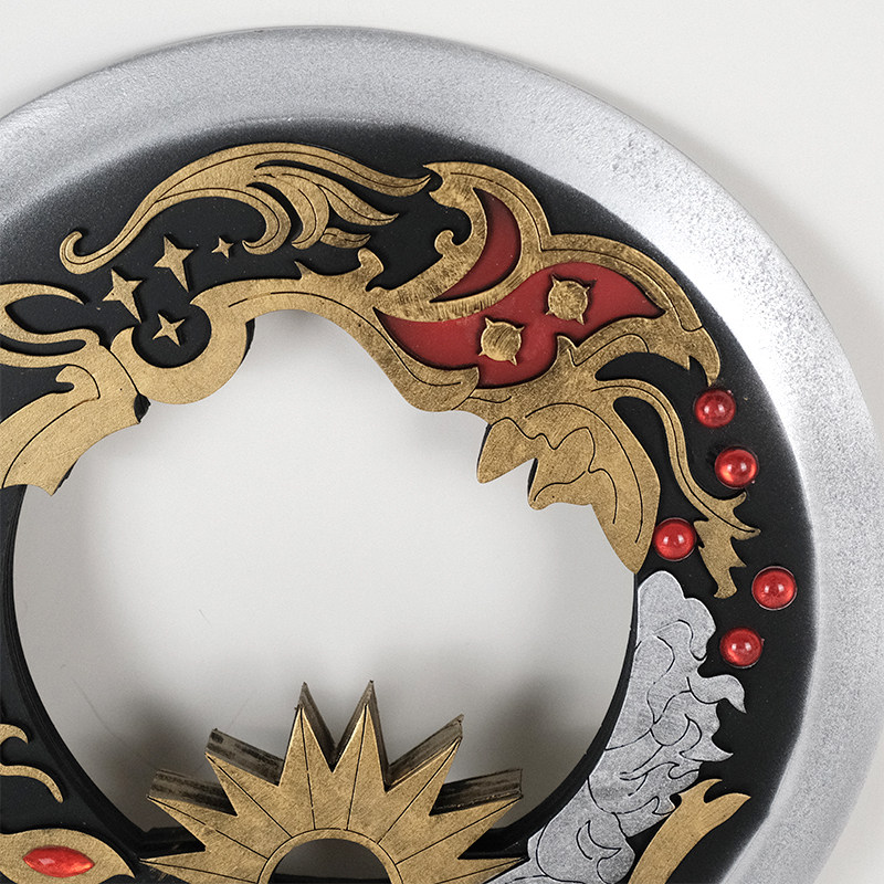 最终幻想ff14舞者cos道具黑天环刃双环武器装备cosplay配件