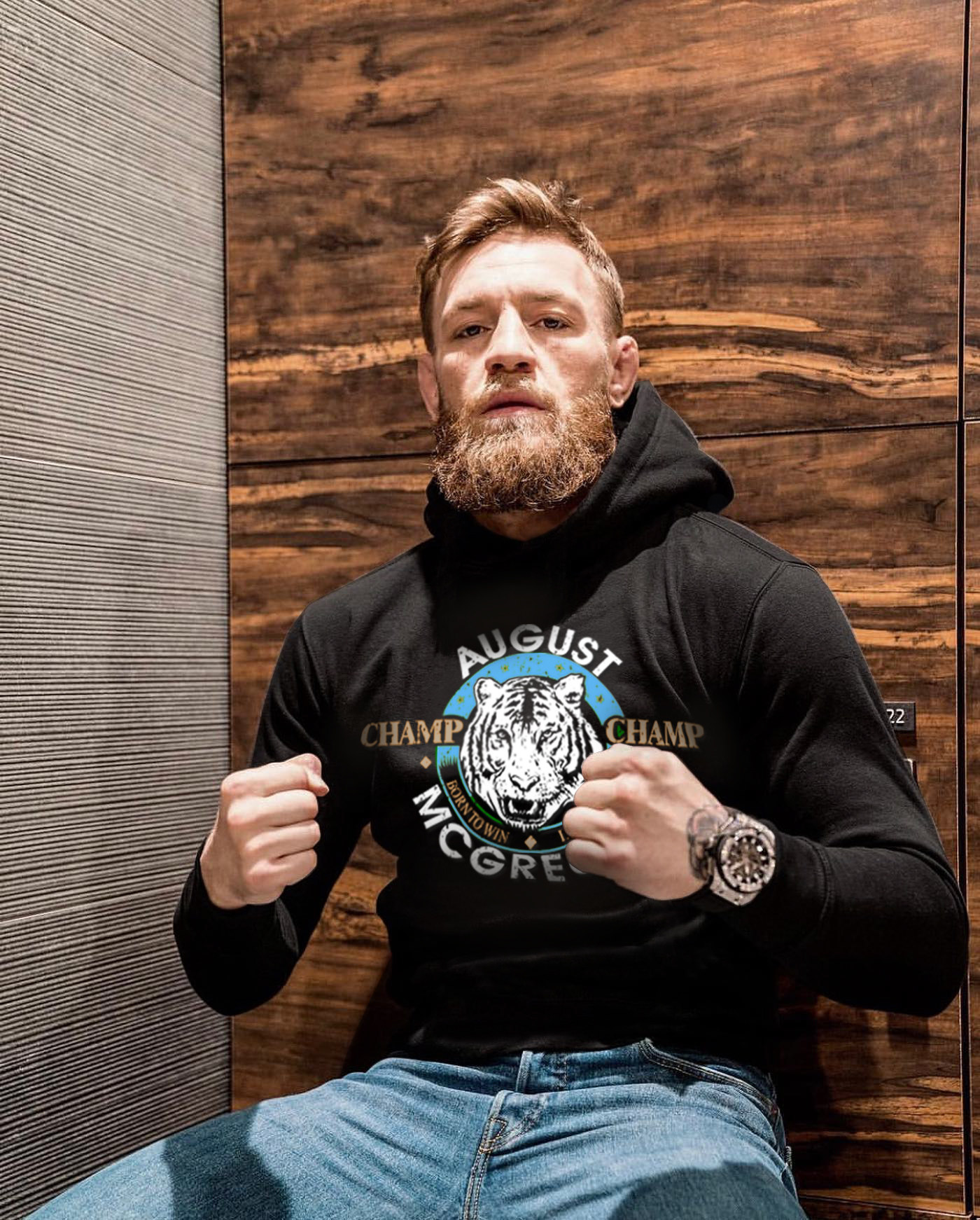 mma外套搏击格斗训练帽衫嘴炮康纳麦格雷ufc卫衣