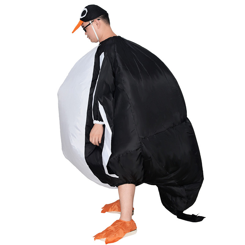 成人企鹅充气服装行走卡通海洋动物扮演cosplay服饰