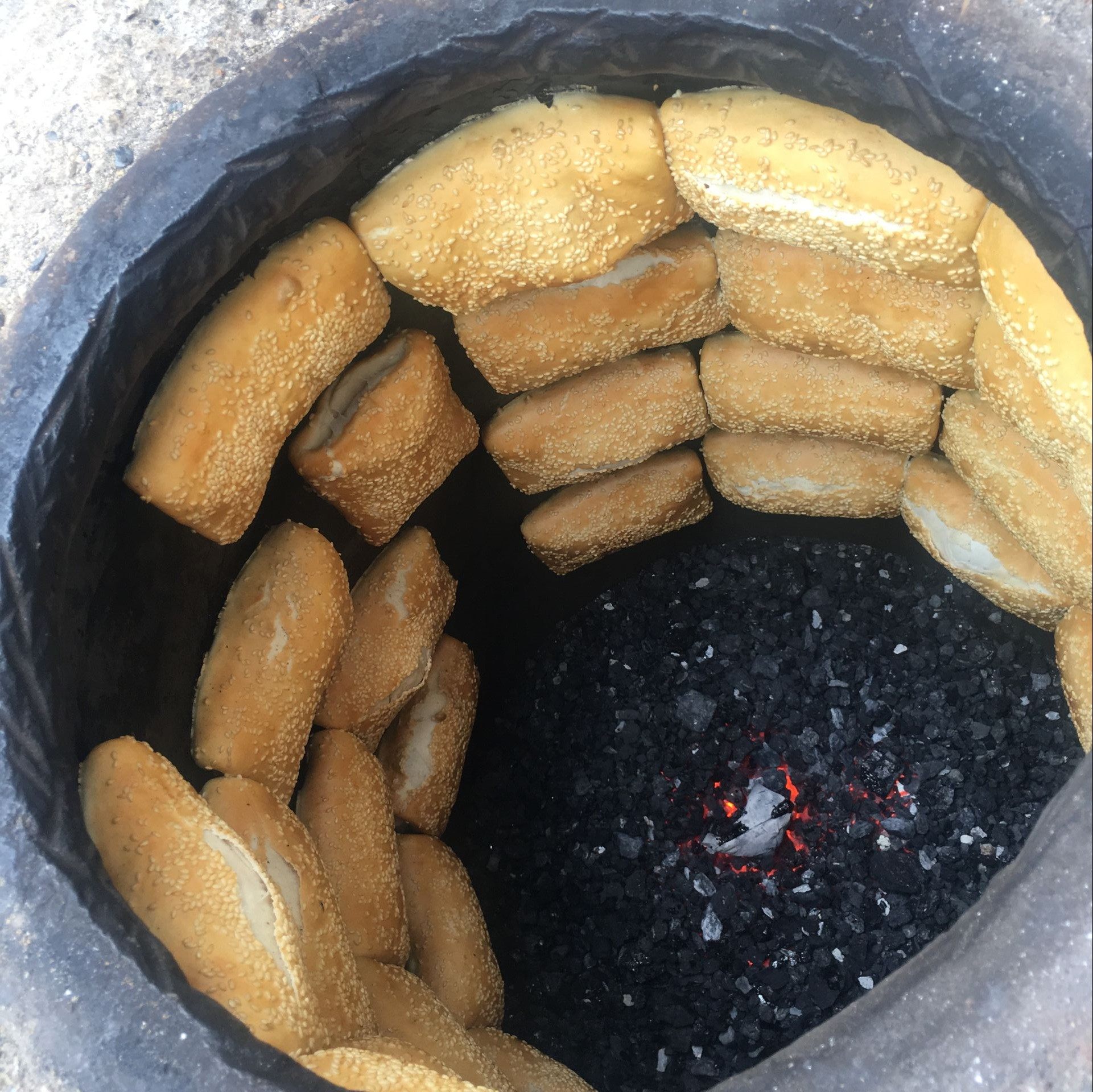 缸炉烧饼 好吃咸香酥脆 河北烧饼 河北土特产农家小吃 10个装包邮