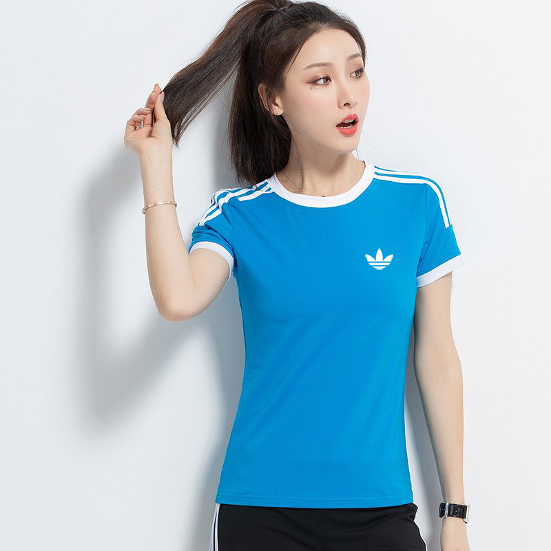 团购运动恤女夏季短袖运动服纯棉上衣班服校服园t恤