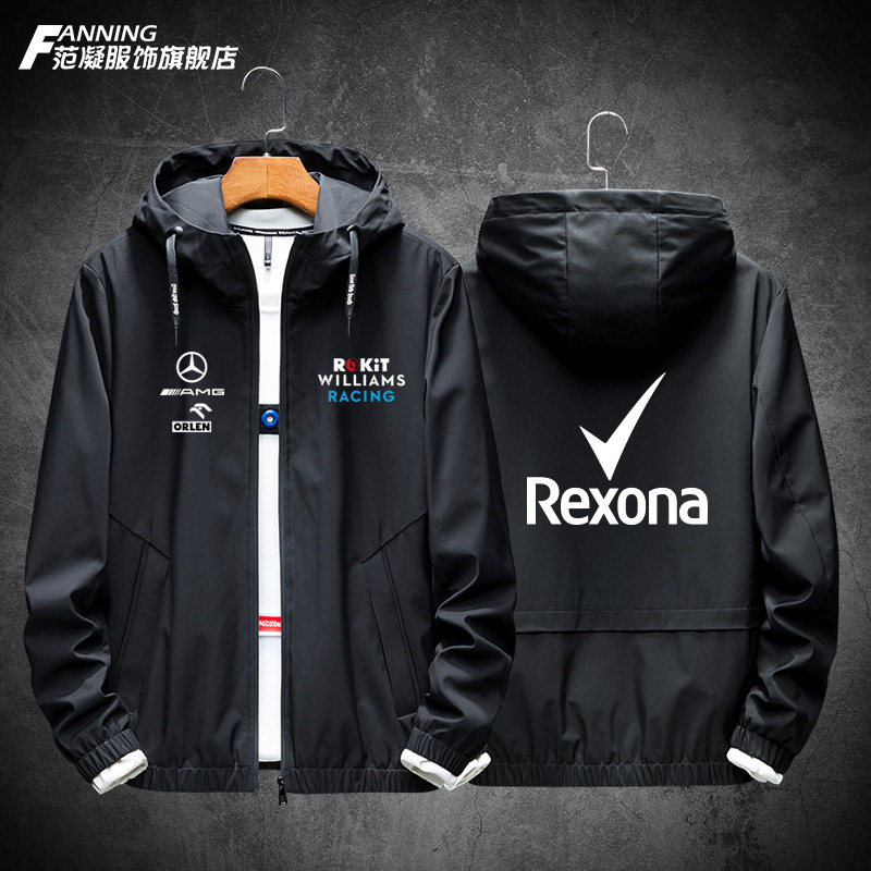 威廉姆斯奔驰梅赛德斯f1车队周边赛车赛事夹克男女夹克