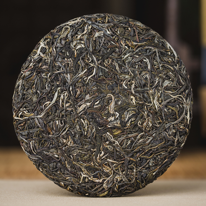 云南普洱茶茶饼曼松古树200g饼茶六大茶山王子山普洱