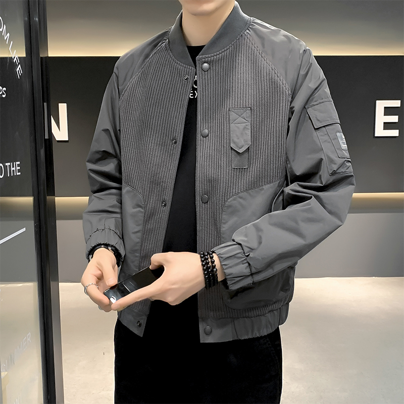男士外套春秋款2022年新款潮流早春季棒球服夹克休闲男春装上衣服