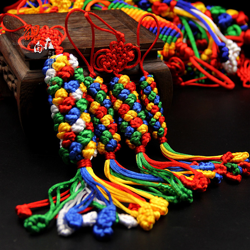 金刚结挂件保平安辟邪西藏藏传佛教用品纯手工编织饰品吉祥结车挂