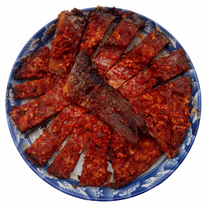腌鱼辣味甜味贵州特产腌肉农家自制腌酸暗庵鱼干