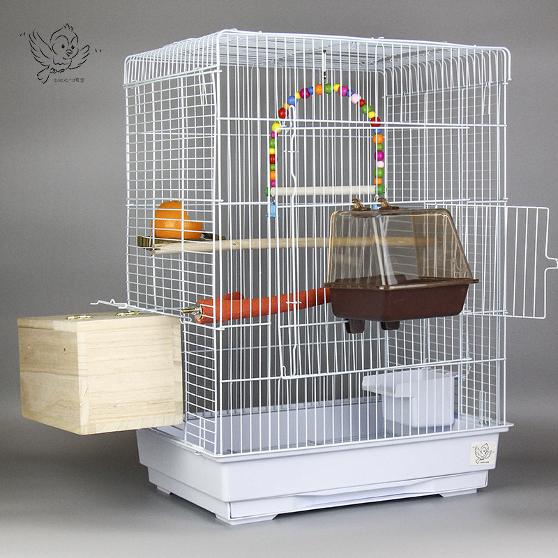 玄凤虎皮鹦鹉笼子豪华大型号鸟笼子别墅八哥笼大号牡丹鹩哥繁殖笼