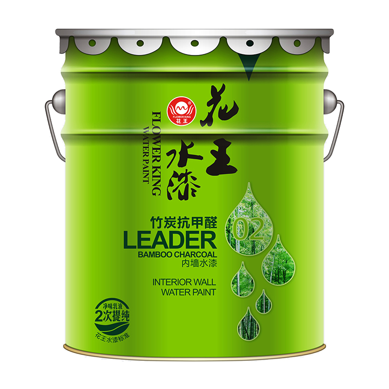 花王水漆 竹炭净醛抗甲醛乳胶漆 自刷无味涂料白色油漆大桶装刷墙