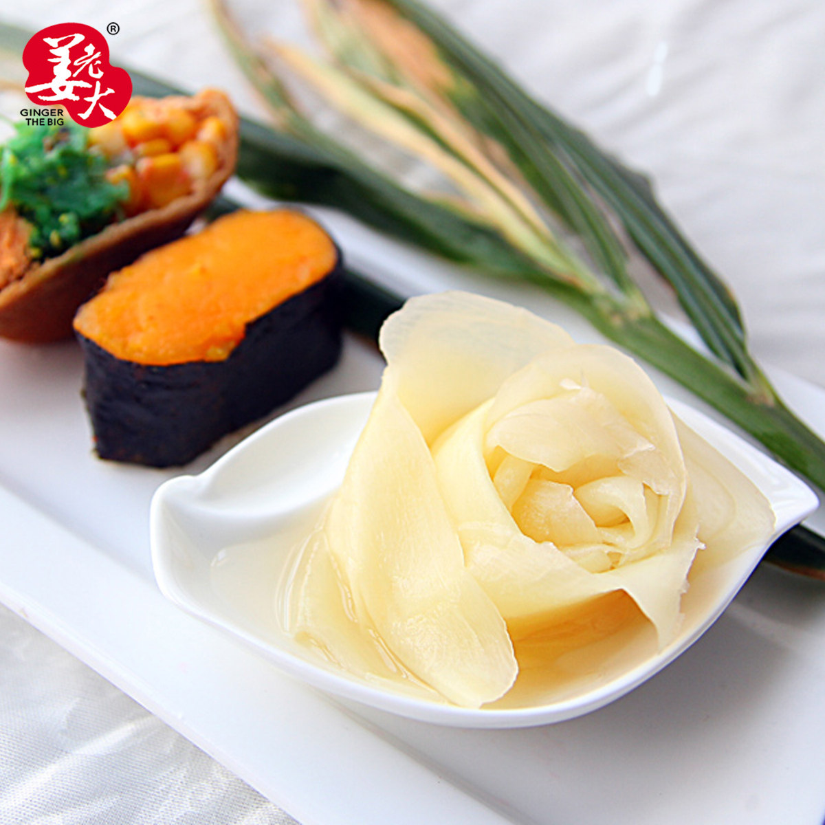 寿司姜老大老大姜片姜泡姜腌姜材料下饭饭菜咸菜腌制