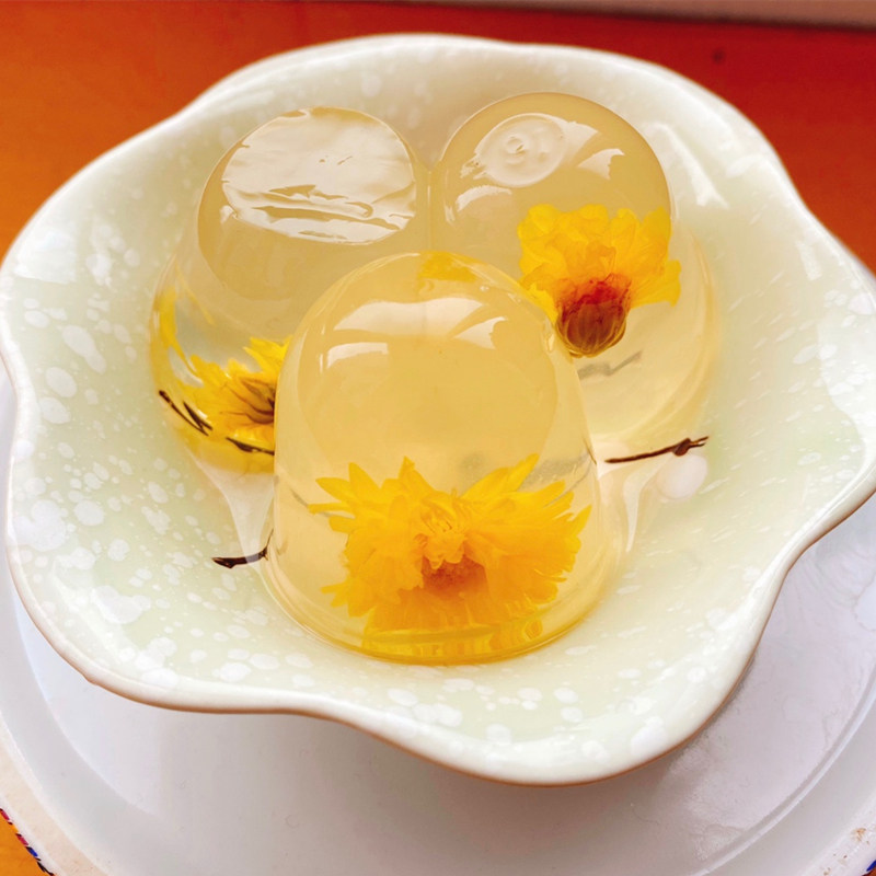云南果冻农业大学玫瑰特产茉莉花桂花鲜花布丁食品果冻