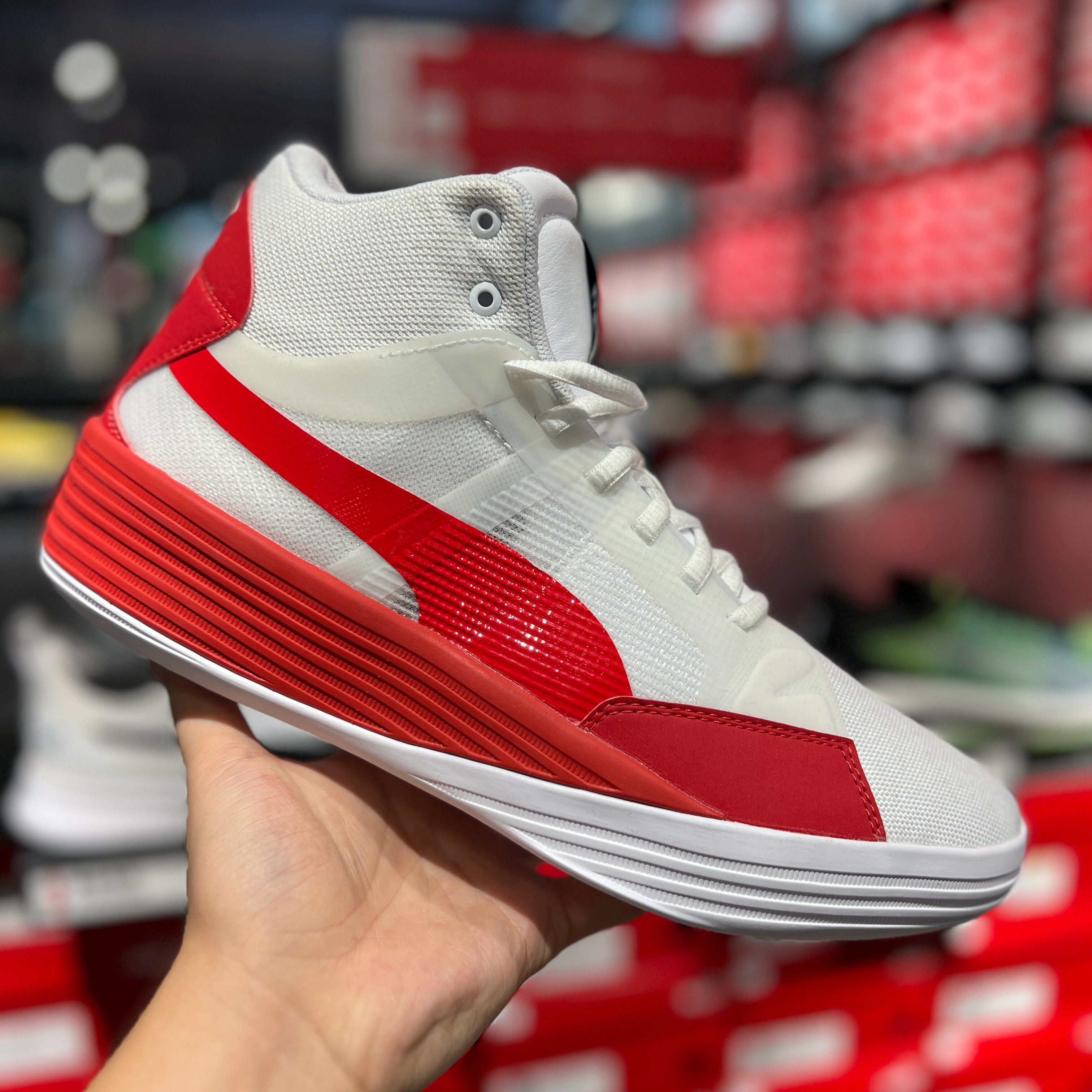 puma彪马clydeall-pro男子耐磨缓震中高实战篮球篮球鞋