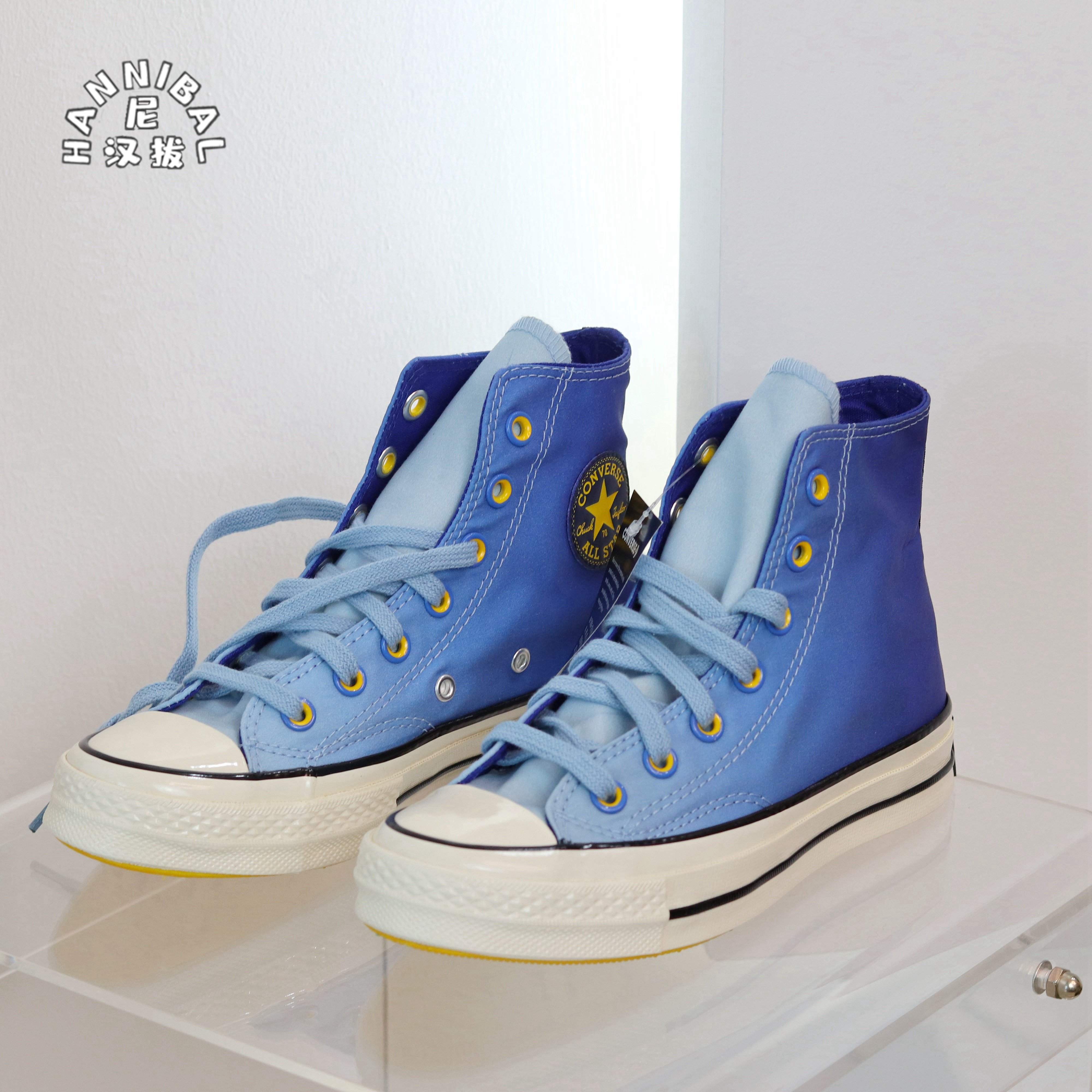 匡威converse1970s三星星标城市限定渐变蓝色男女帆布鞋