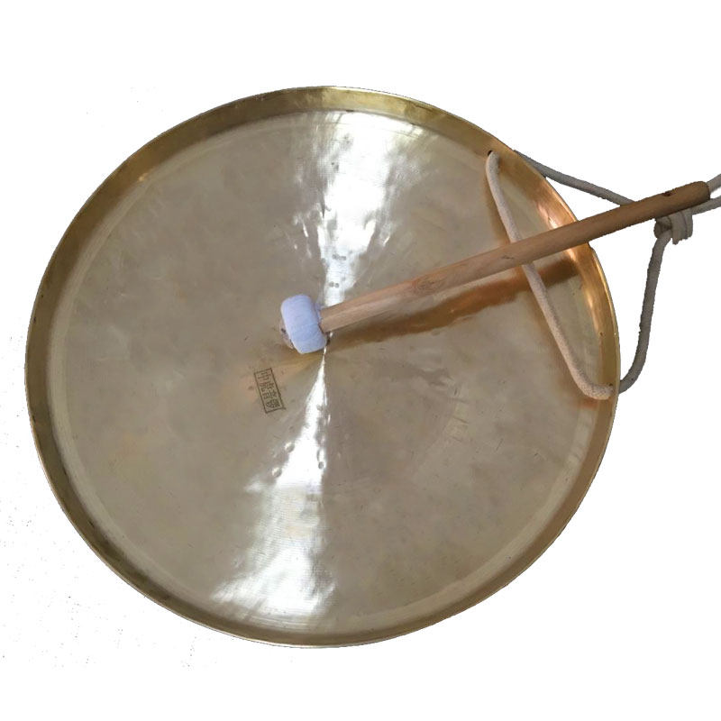 锣鼓铜锣33cm中虎音锣高低虎音戏曲剧团专业虎音锣