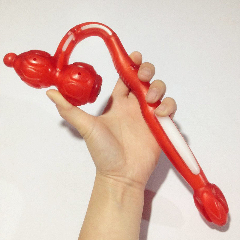 健身锤养生捶弹性磁疗葫芦穴位经络敲打锤背部小腿按摩器