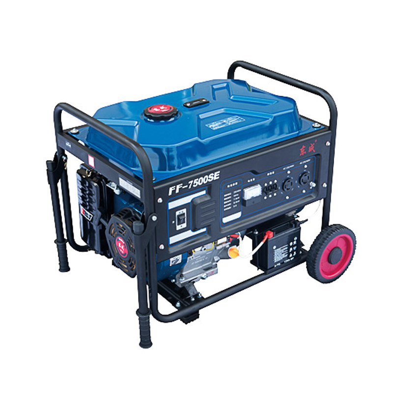 东成汽油发电机220v5000w380v家用小型静音户外驻车8kw汽油发电机