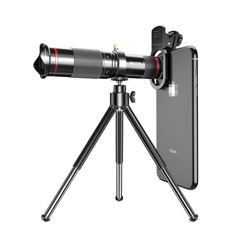xyxd跨境爆品手机望远镜48倍双调焦长焦镜头演唱会远拍外置摄像头