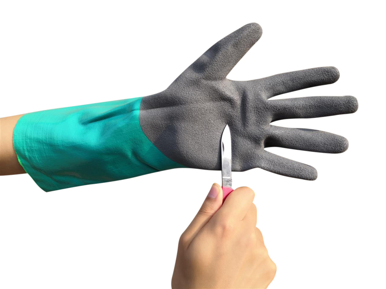 洗碗洗菜洗衣服抓螃蟹小龙虾防水防刺防滑耐酸碱水产加厚消毒手套