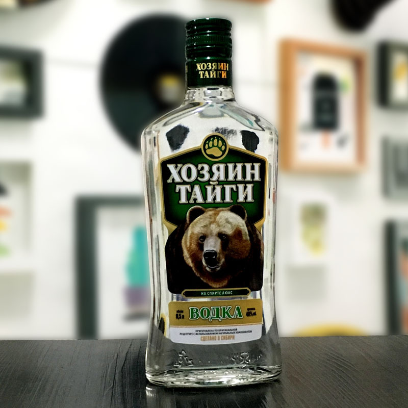 伏特加俄罗斯原装进口熊牌500毫升40度棕熊洋酒鸡尾酒包邮伏特加