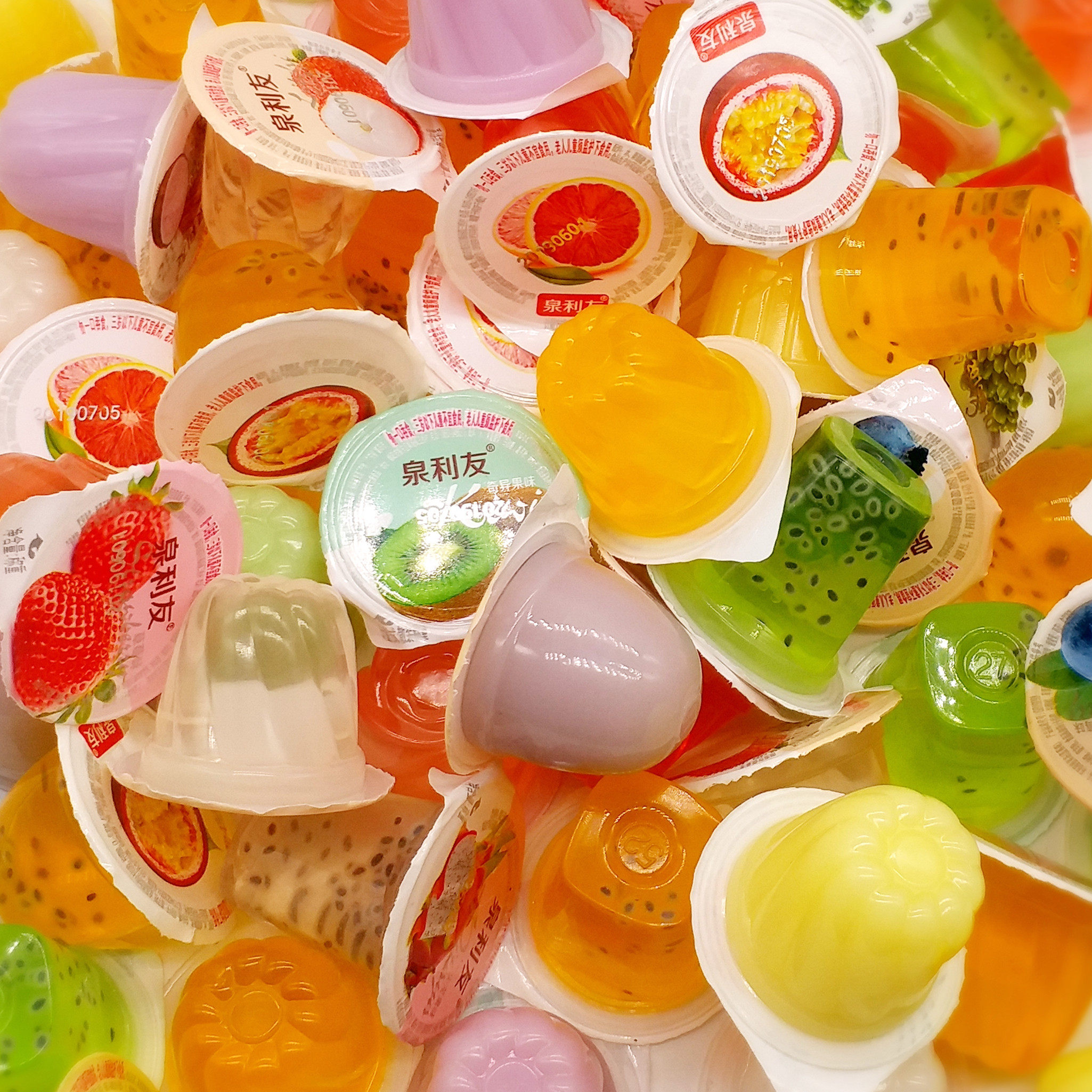 泉利友果冻 水果味布丁 散装什锦10斤整箱儿童零食大礼包休闲食品