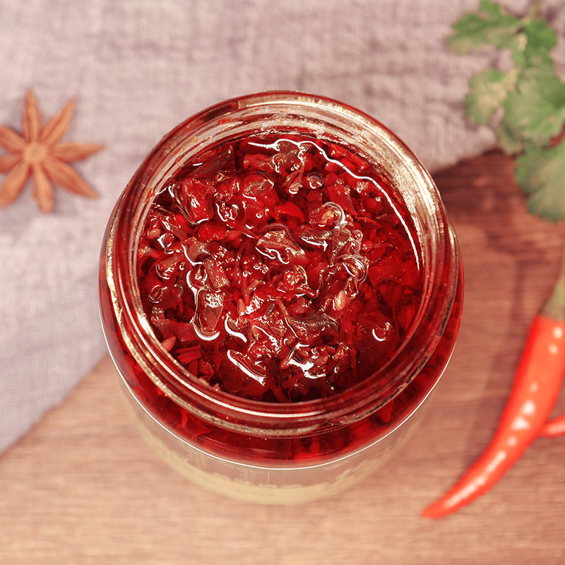 山西平顺大红红袍情人花椒芽菜辣酱酱油辣椒酱辣椒酱