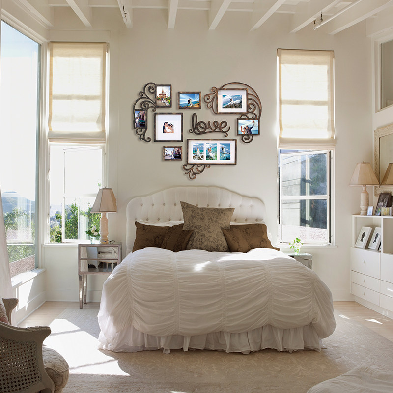 婚纱照相框心形照片装饰挂墙创意个性客厅沙发卧室照片墙