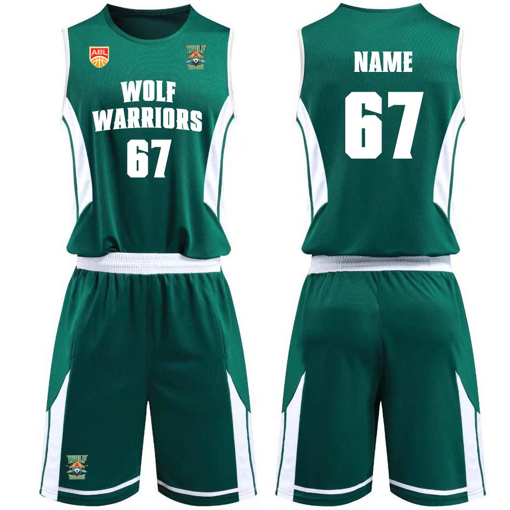 篮球球衣abl联赛战狼篮球队队服比赛服定制佛山篮球服