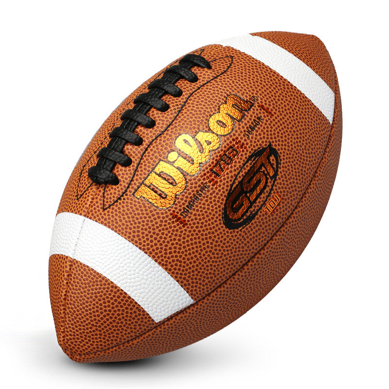 wilson威尔胜橄榄球ncaa9号成人标准比赛用球青少年6号美式橄榄球