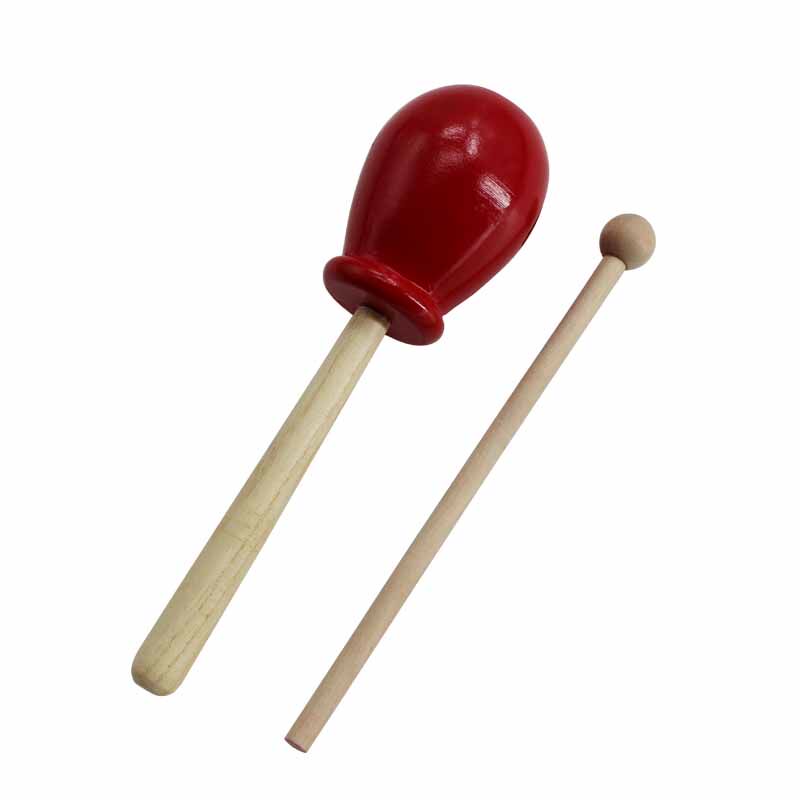 梆子龙头特价奥尔夫打击乐器方梆子龙口红色木鱼打击乐器