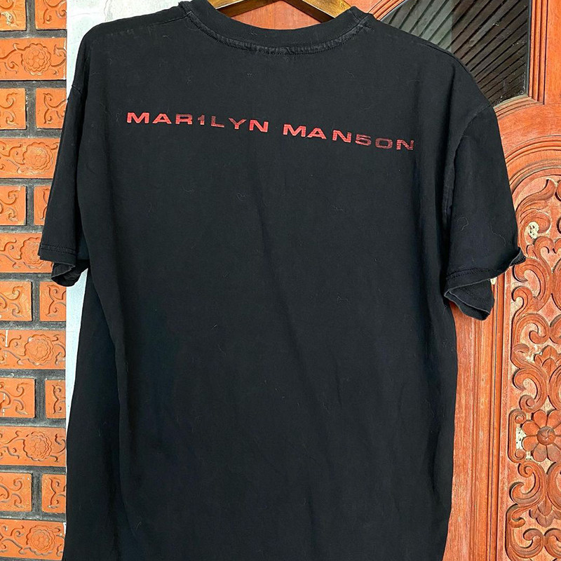 marilynmanson玛丽莲曼森慵懒vintage复古古高街fog男女t恤