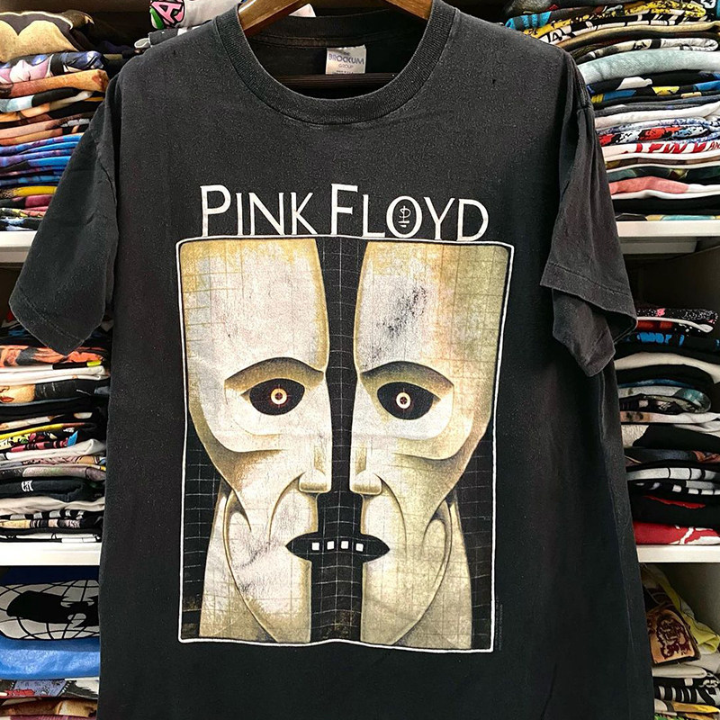 pinkfloyd平克弗洛伊德摇滚乐队周边白鬼vintage古着男女t恤