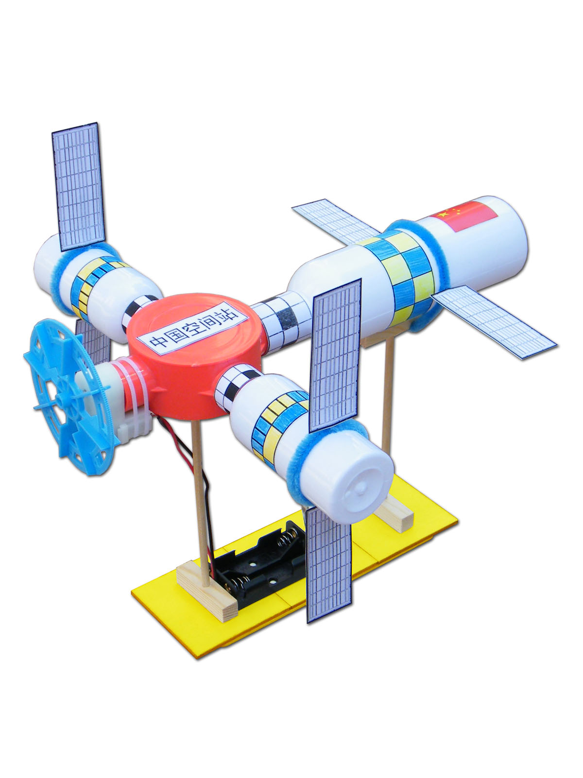 模型空间站航天航空探测科技制作发明科学实验航天手工科学实验
