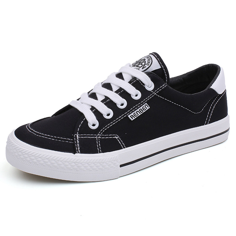 人本帆布鞋男鞋2020春季新款潮流百搭韩版休闲低帮板鞋男士潮鞋子