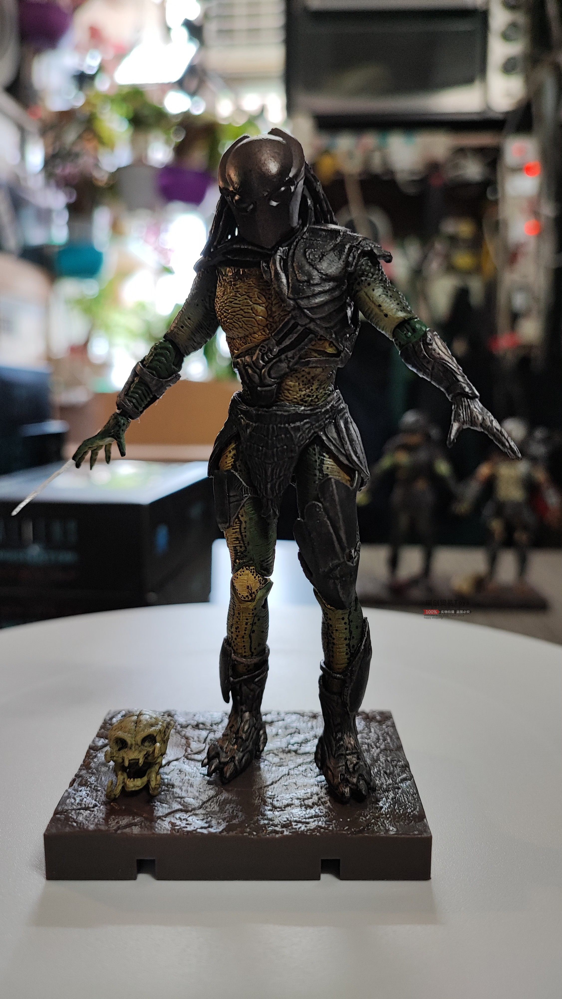 战士正版hiya海雅375寸异形铁血狮面狂战兵人兵人专区