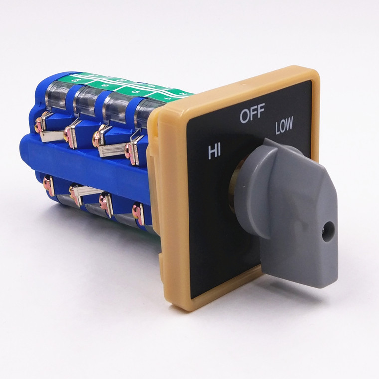 开关格磊cs68204双速电机高低速低速切换万能转换其它