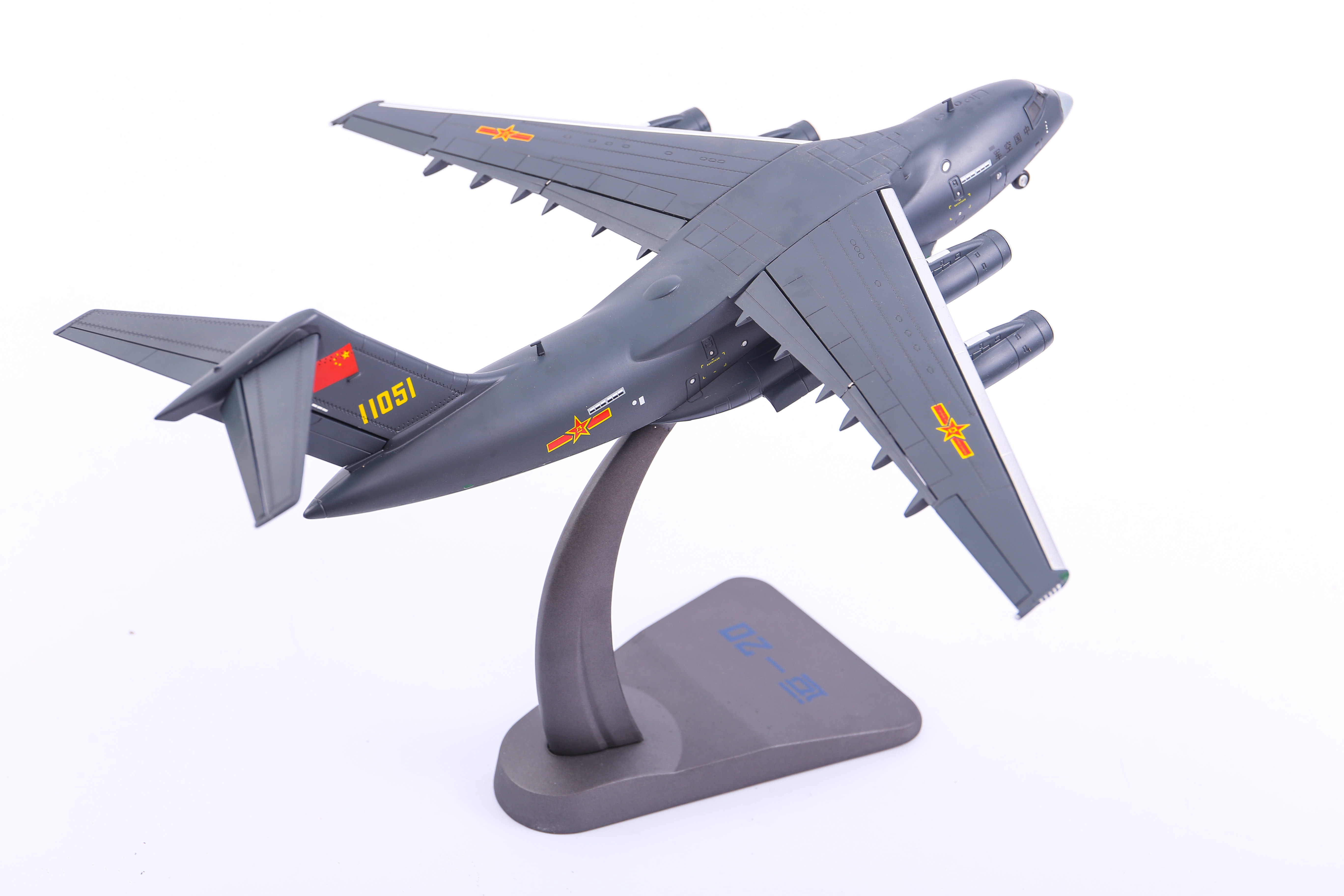 模型国产鲲鹏大型y20运输机飞机合金军事摆设飞机模型