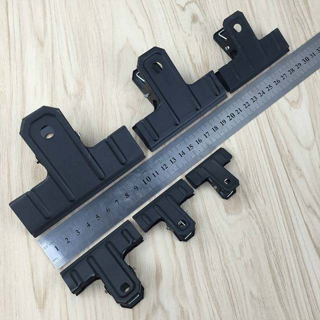 Stainless steel ticket large butterfly clip metal finance bill clip black iron clip hardware accessories office stationery clip Stainless steel ticket large butterfly clip metal finance bill clip black iron clip hardware accessories office stationery clip