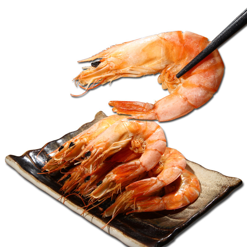海栈大对虾干冷冻大虾 青岛深海新鲜淡烤虾干海鲜零食干海虾干货